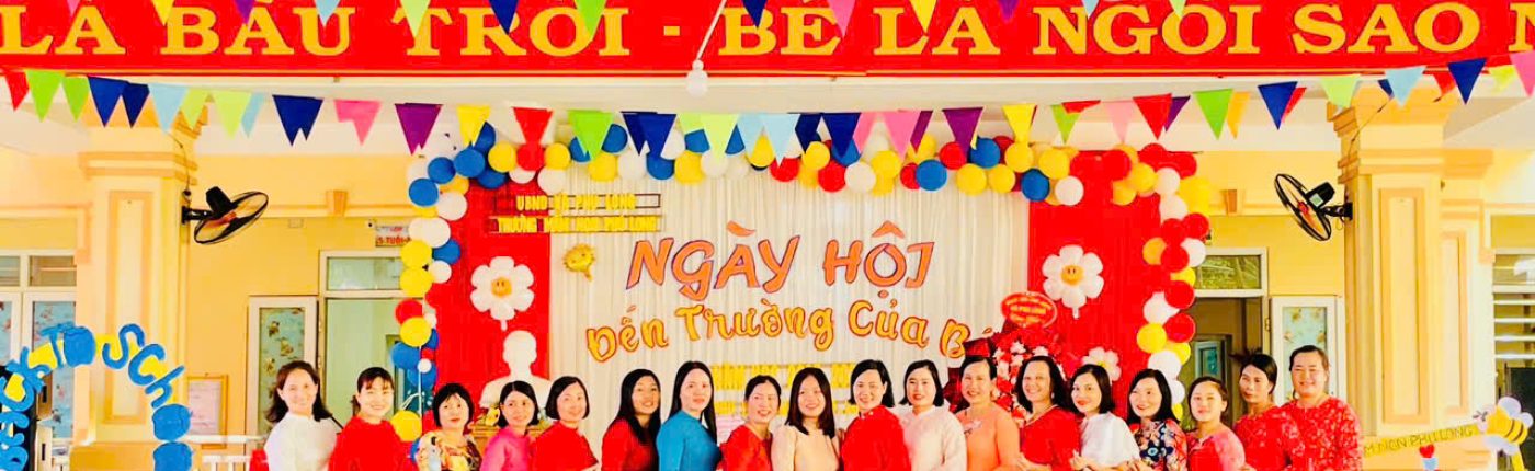 TẬP THỂ CÁN BỘ GIÁO VIÊN, NHÂN VIÊN TRƯỜNG MN PHÚ LONG